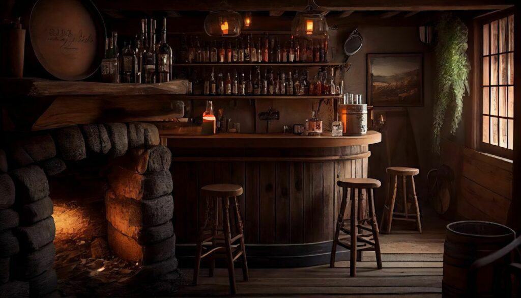 How To Build a Rustic Home Bar for Bourbon Aficionados - Bourbon and Boots